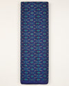 Royal Blue Cotton Silk Ikat Fabric