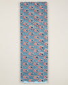 Cotton Jaipuri Block Jaal Printed Fabric - Bluish Grey