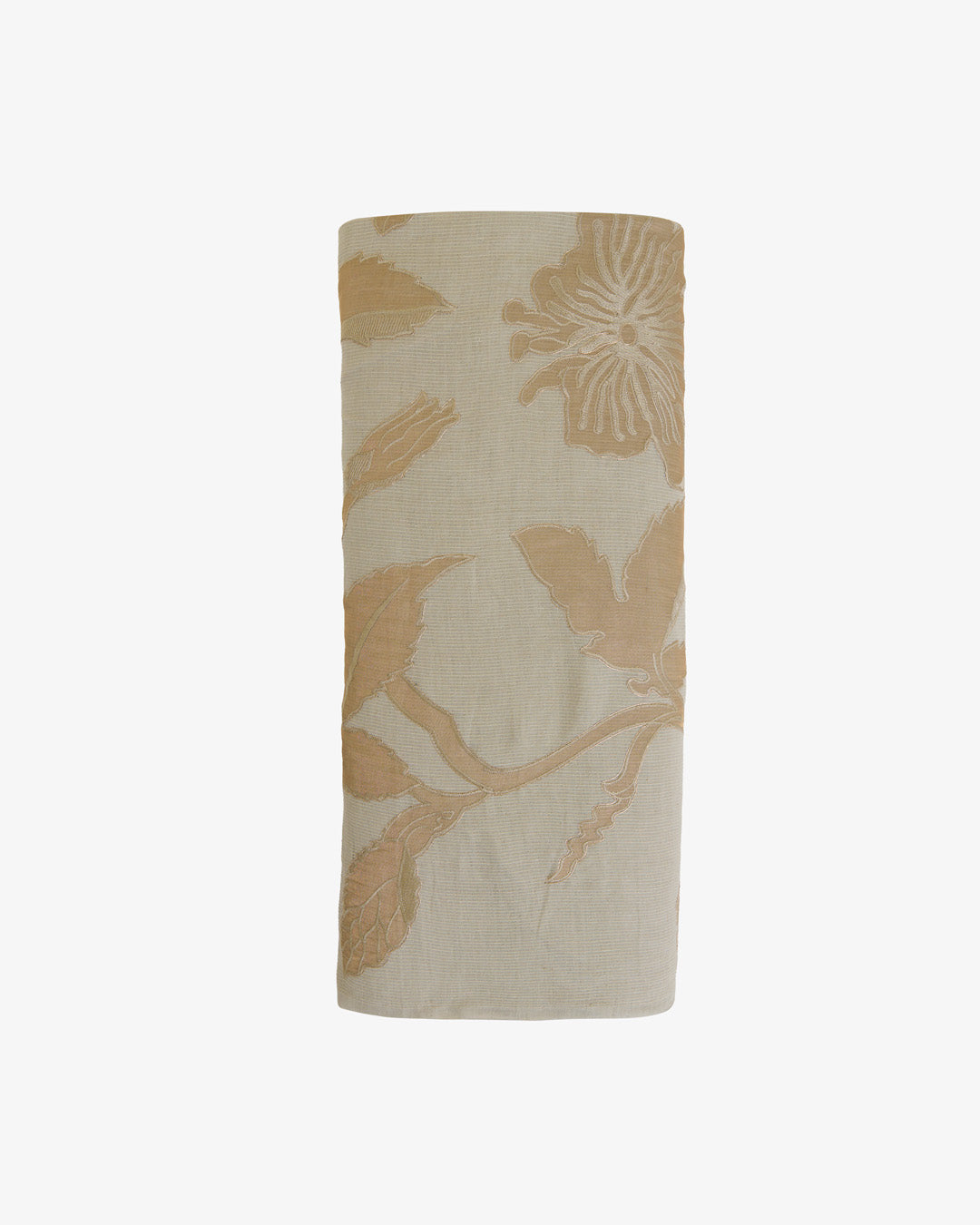 Chanderi Self Stripe Fabric with Applique Tissue Jaal – Pista Green