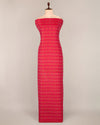 Pink Cotton Silk Ikat Fabric with classic pattern