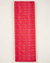 Pink Cotton Silk Ikat Fabric