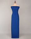 Cobalt Blue Cotton Silk Ikat Fabric