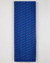 Cobalt Blue Cotton Silk Ikat Fabric