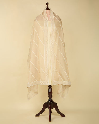 Natural Cotton Ikat Handloom Woven Fabric - Ikat Handloom
