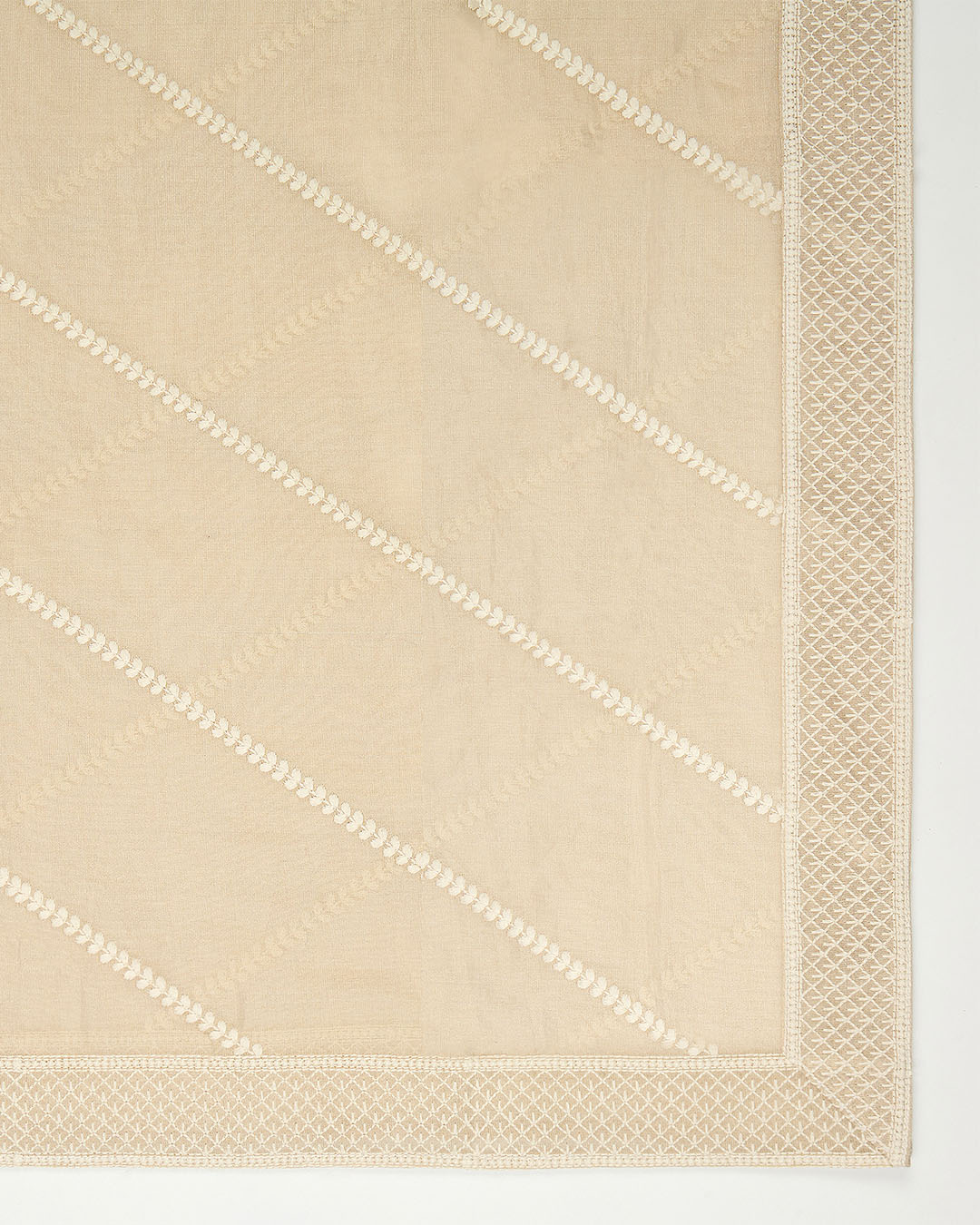Natural Cotton Ikat Handloom Woven Fabric