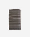 Black White Chanderi Tissue Black Gold Stripes