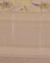 Beige Chanderi Shimmer Tanchoi Dupatta