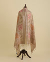 Beige Chanderi Tissue Kalamkari Digital Printed Dupatta
