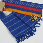 Blue Cotton Silk Ikat Patola Dupatta