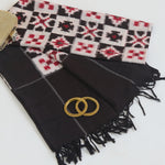 Charcoal Cotton Silk Ikat Patola Dupatta
