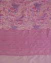 Lilac Grey Chanderi Shimmer Tanchoi Dupatta