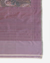 Misty Lilac Grey Chanderi Shimmer Tanchoi Dupatta