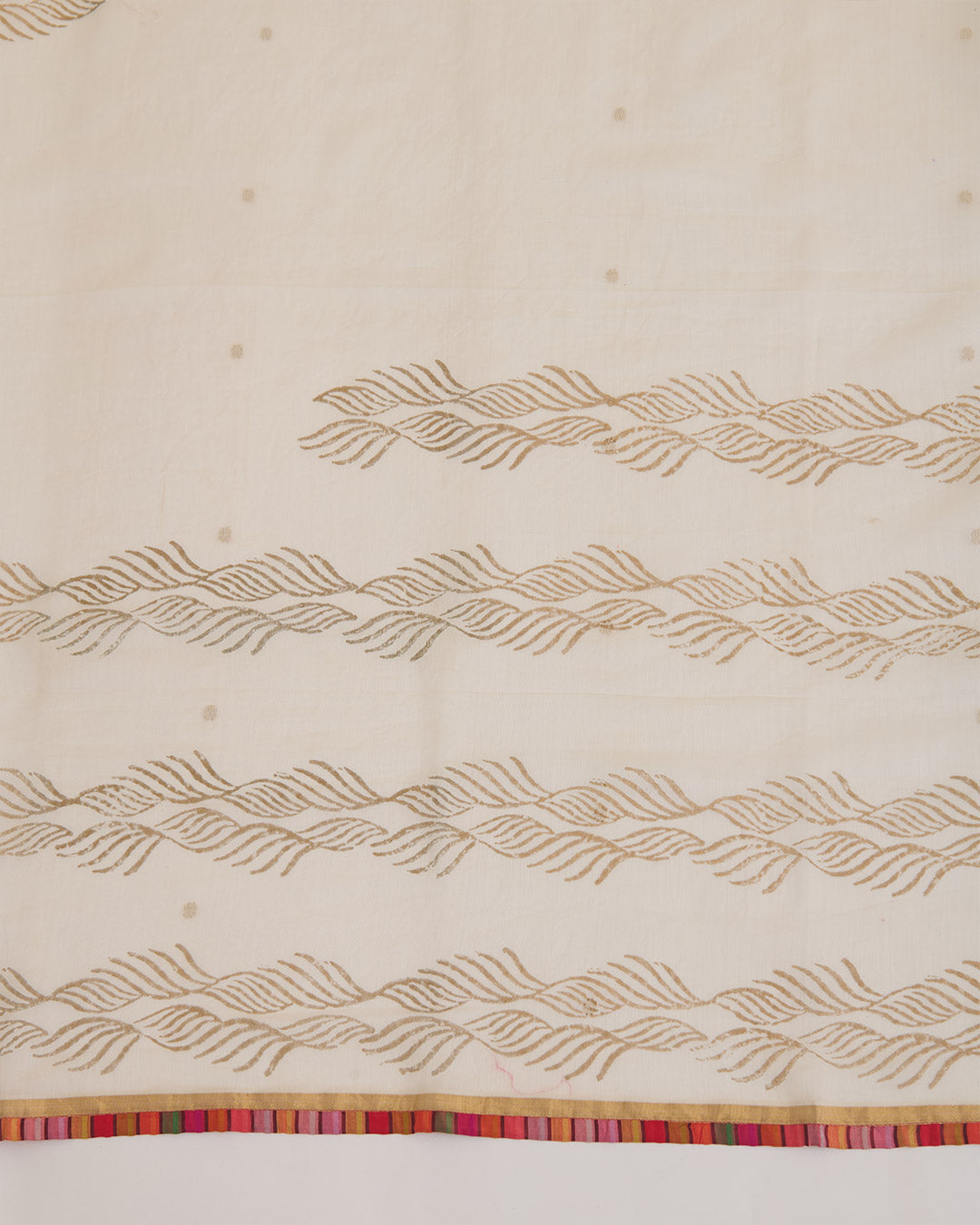 Offwhite Chanderi Foil Print Dupatta