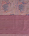Onion Pink Chanderi Shimmer Tanchoi Dupatta