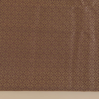Brown Chanderi Brocade Jaal Kurta with Bandhej Woven Dupatta