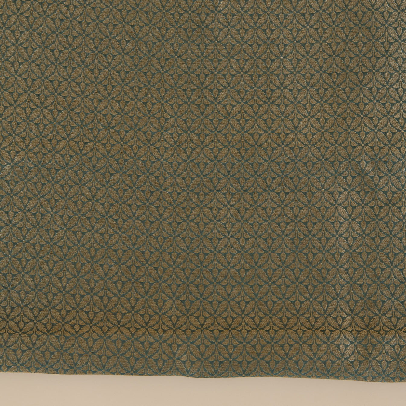 Dusty Blue Chanderi Brocade Jaal Kurta with Bandhej Dupatta