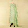 Sea Green Chanderi Resham Embroidered Suit with Dupatta