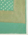Sea Green Chanderi Woven Suit with Bandhej Dupatta