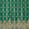 Bottle Green Chiniya Silk Embroidered Kurta Set with Dupatta