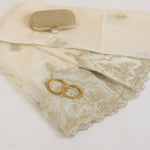 Natural Fine Chanderi Pita Work Pallu Buta Dupatta Fabric