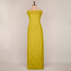 Lime Green Chanderi Lucknowi Embroidered Fabric with Badla Work