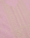 Baby Pink Fine Chanderi Embroidered Suit with Dupatta