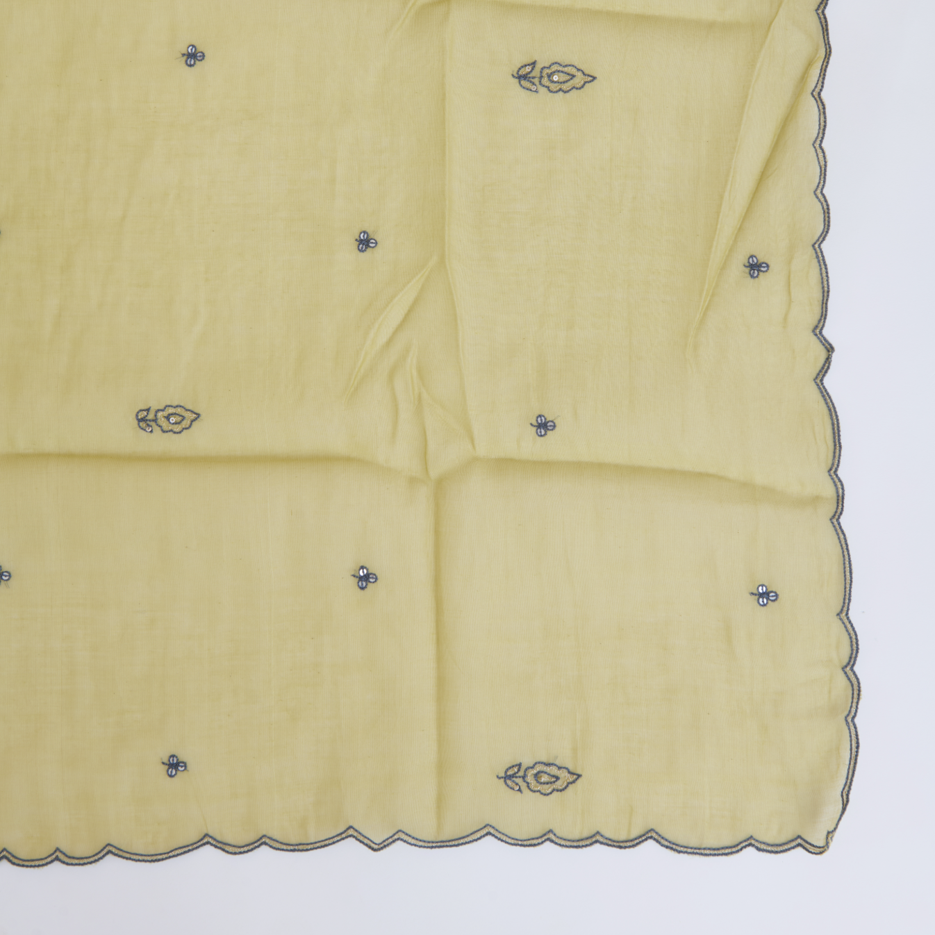 Chutney Green Fine Chanderi Resham Zari Embroidered Suit