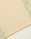 Dusty Green Muslin Suit with Block Print and Hakoba Detailing