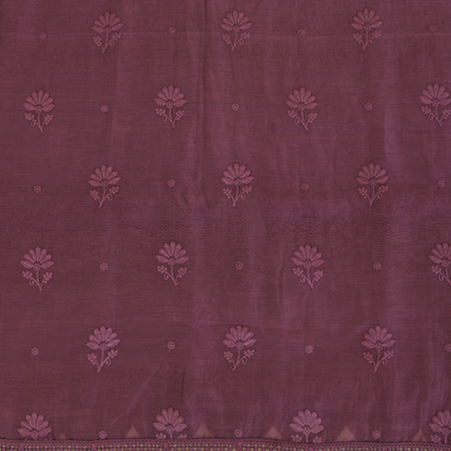 Jamuni Fine Chanderi Self Embroidered Buta Suit with Dupatta
