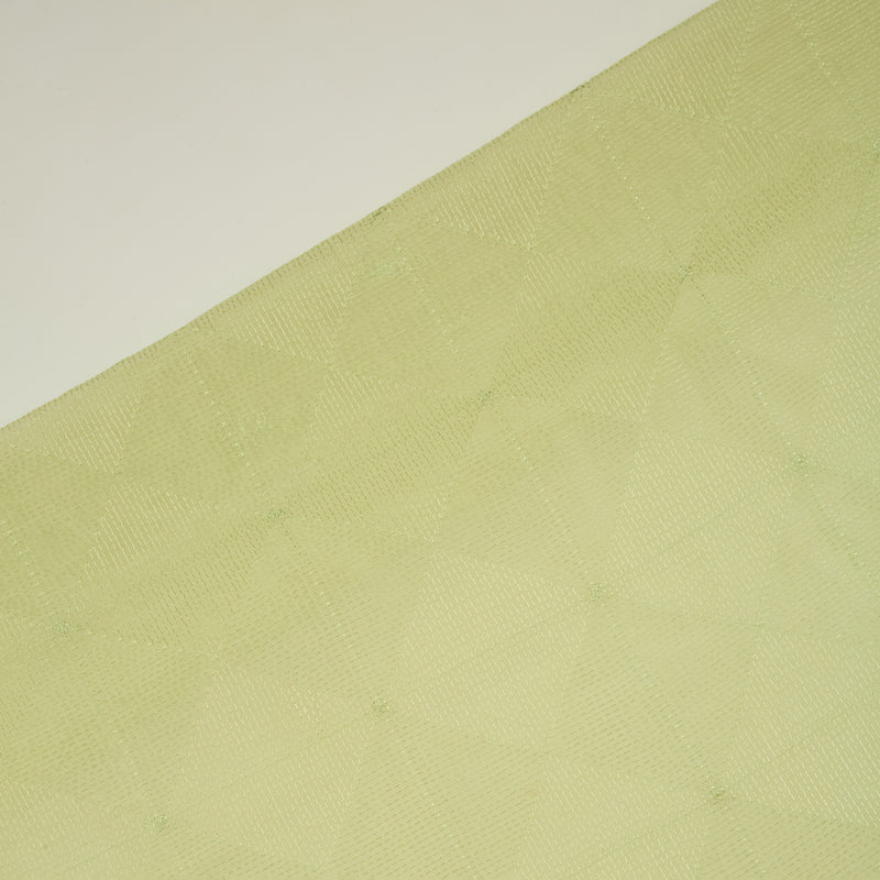 Pista Green Fine Chanderi Self Embroidered Suit with Printed Dupatta