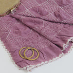 Lilac Gajji Silk Bandhej Dupatta