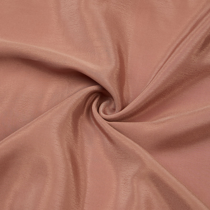 Dusty Peach Viscose Georgette Kurta with Mirror Work