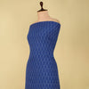Blue Handloom Cotton Ikat Fabric