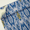 Blue Handloom Cotton Heavy Ikat Fabric
