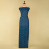 Blue Handloom Cotton Ikat Fabric