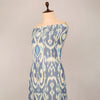 Denim Blue Handloom Cotton Heavy Ikat Fabric