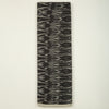 Pure Black Handloom Cotton Ikat Fabric