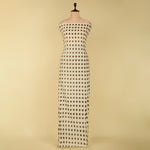 Natural Brown Handloom Cotton Ikat Fabric