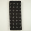 Black Handloom Cotton Ikat Fabric