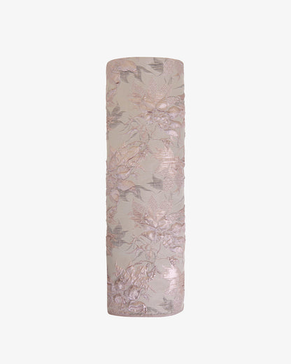 Pink Imported Organza Jacquard Jaal Lurex Fabric