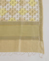 Multi/Yellow Linen Zari Woven Multi Buti Dupatta