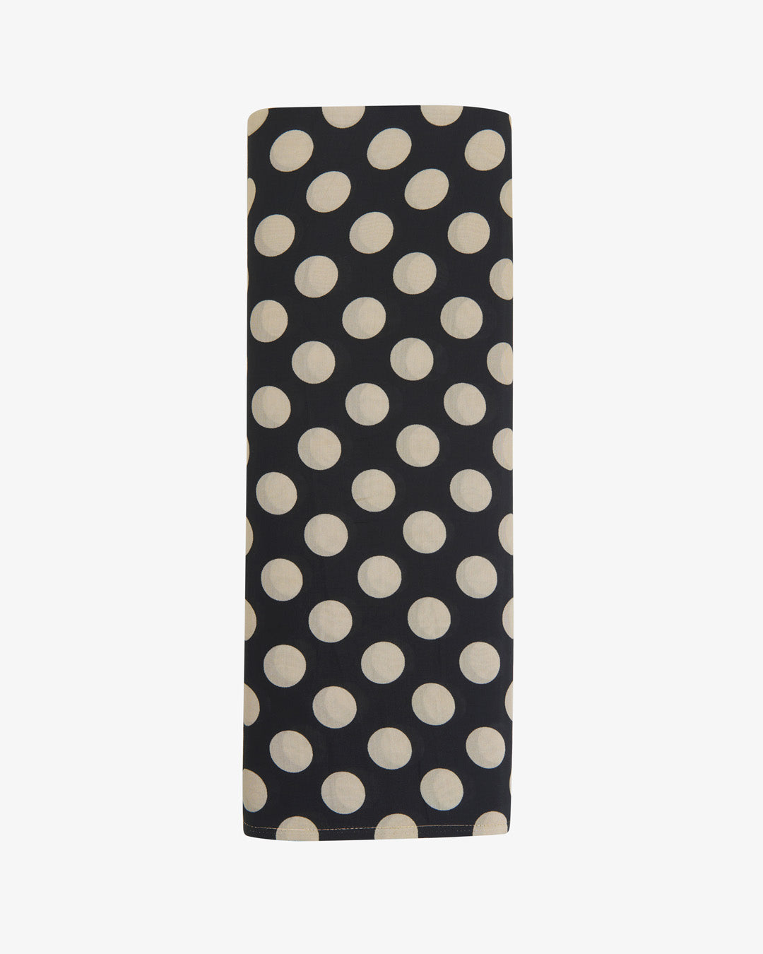 Malai Cotton Polka Dots Printed Fabric – Black/Beige
