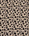 Malai Cotton Digital Animal Printed Fabric Beige & Black