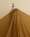 Malai Cotton Digital Animal Printed Fabric Ochre Yellow