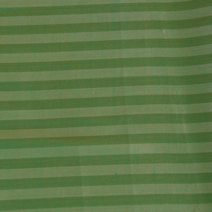 Pista Green Muga Tissue Handloom Fabric