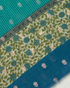 Green Maheshwari Printed Suit with Woven Butti Dupatta