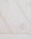 Offwhite Organza Lucknowi Lehriya Badla Dupatta
