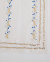 Off-White Organza Lucknowi Badla Dupatta
