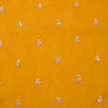 Mustard Silk Organza Kurta with Embroidered Dupatta Set