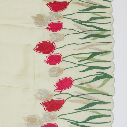 Pista Green Organza Resham & Zari Embroidered Kurta Set